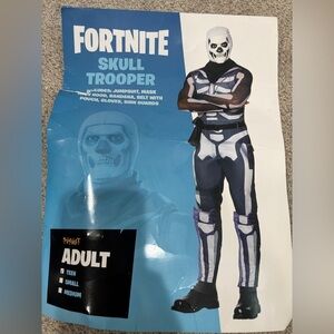 Fortnite Skull Trooper Halloween Costume Adult XS Teen Fortnite